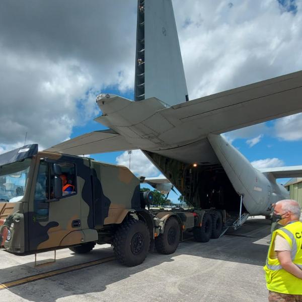 Prove di Avioimbarco per lo Shelter Carrier Truck